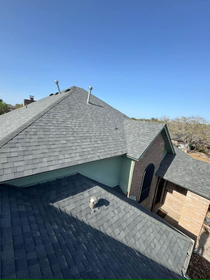Residential roof replacement completed in the Texas Coastal Bend