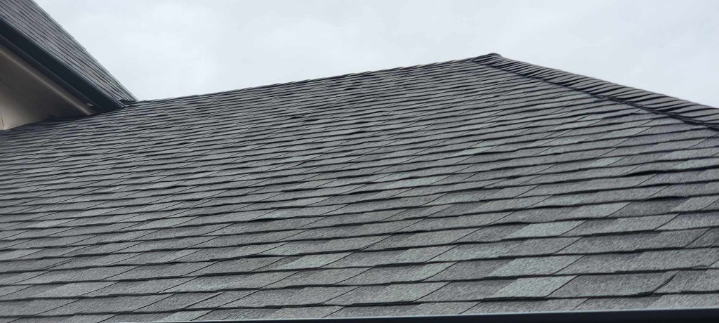 High-definition architectural shingles with precision hip and ridge caps