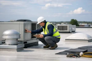 Read more about the article Commercial Roof Maintenance Guide for Owners