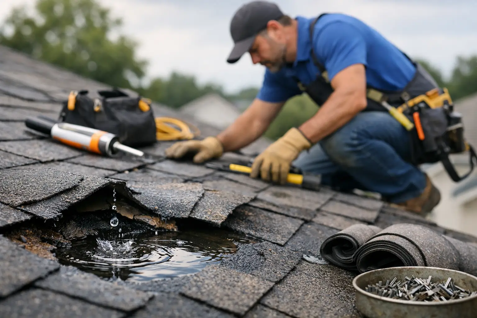 Read more about the article Roof Leak Repair Cost: What to Expect